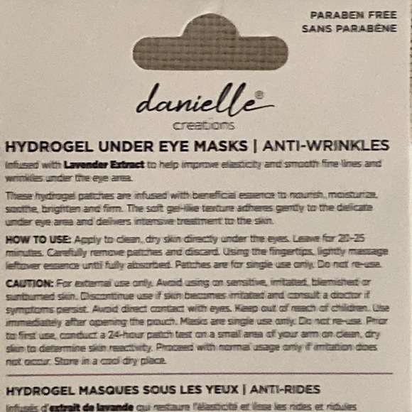 Danielle Under Eye Wrinkles No More Eye Masks 6 Pair - Picture 4 of 6